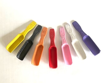 Lucite Tea Scoops | Yerba Mate Spoon, Durable Plastic (Set of 2)