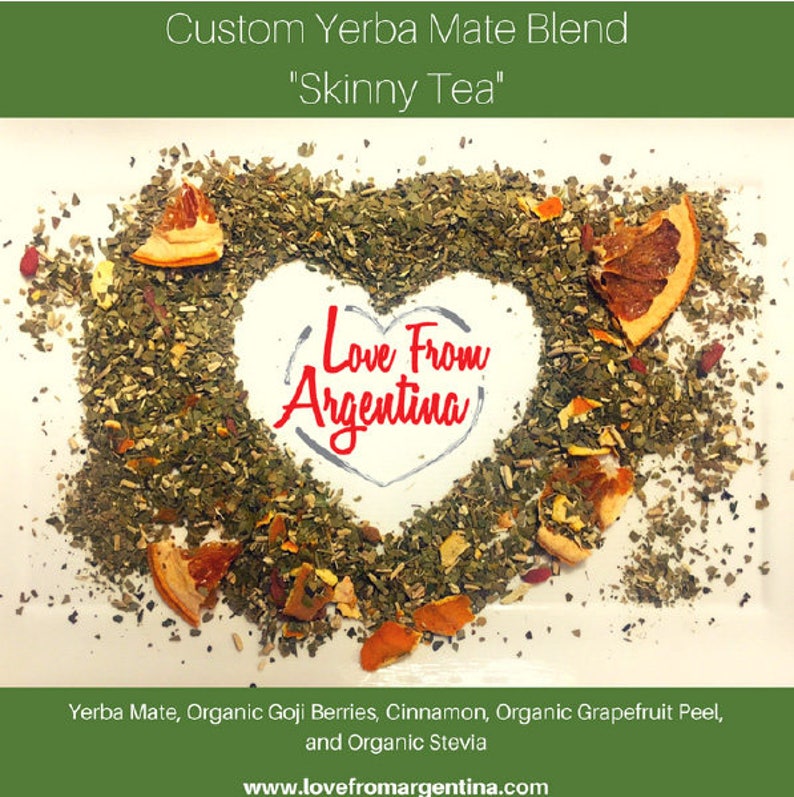 Yerba Mate Skinny Tea Metabolism Booster Herbal Tea