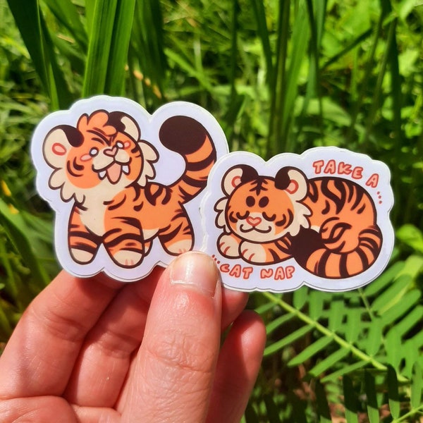 Vinyl Tiny Tiger Sticker Set