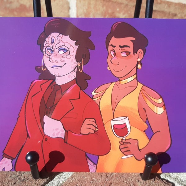 4x6 Garak & Bashir Photo Print