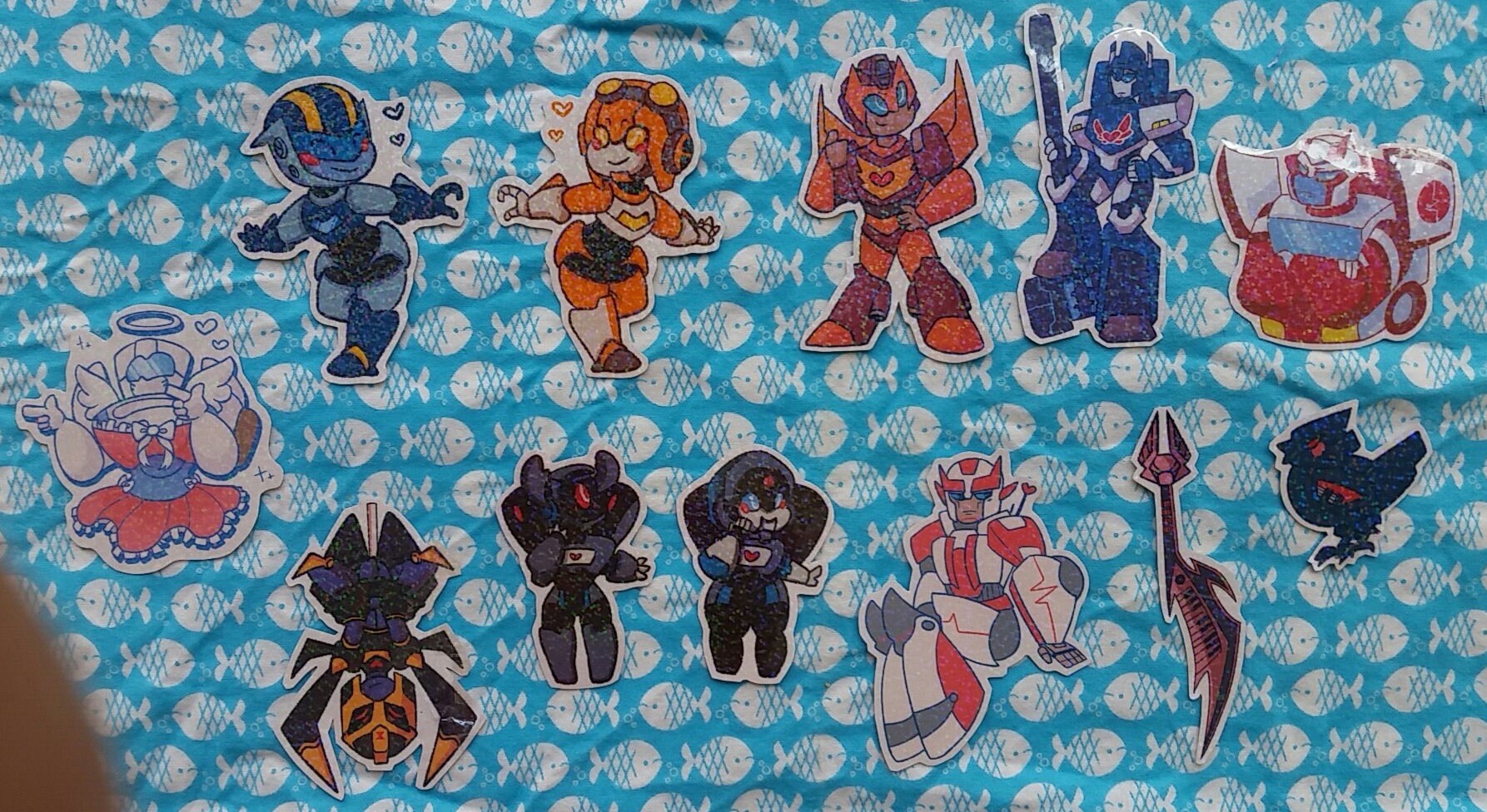 トランスフォーマーキラキラシール NON-VINYL -transformers Sparkle Stickers - Etsy