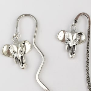 Elephant bookmark gift, elephant lover, wildlife bookmark, endangered animal bookmark, friendship bookmark, nature bookmark
