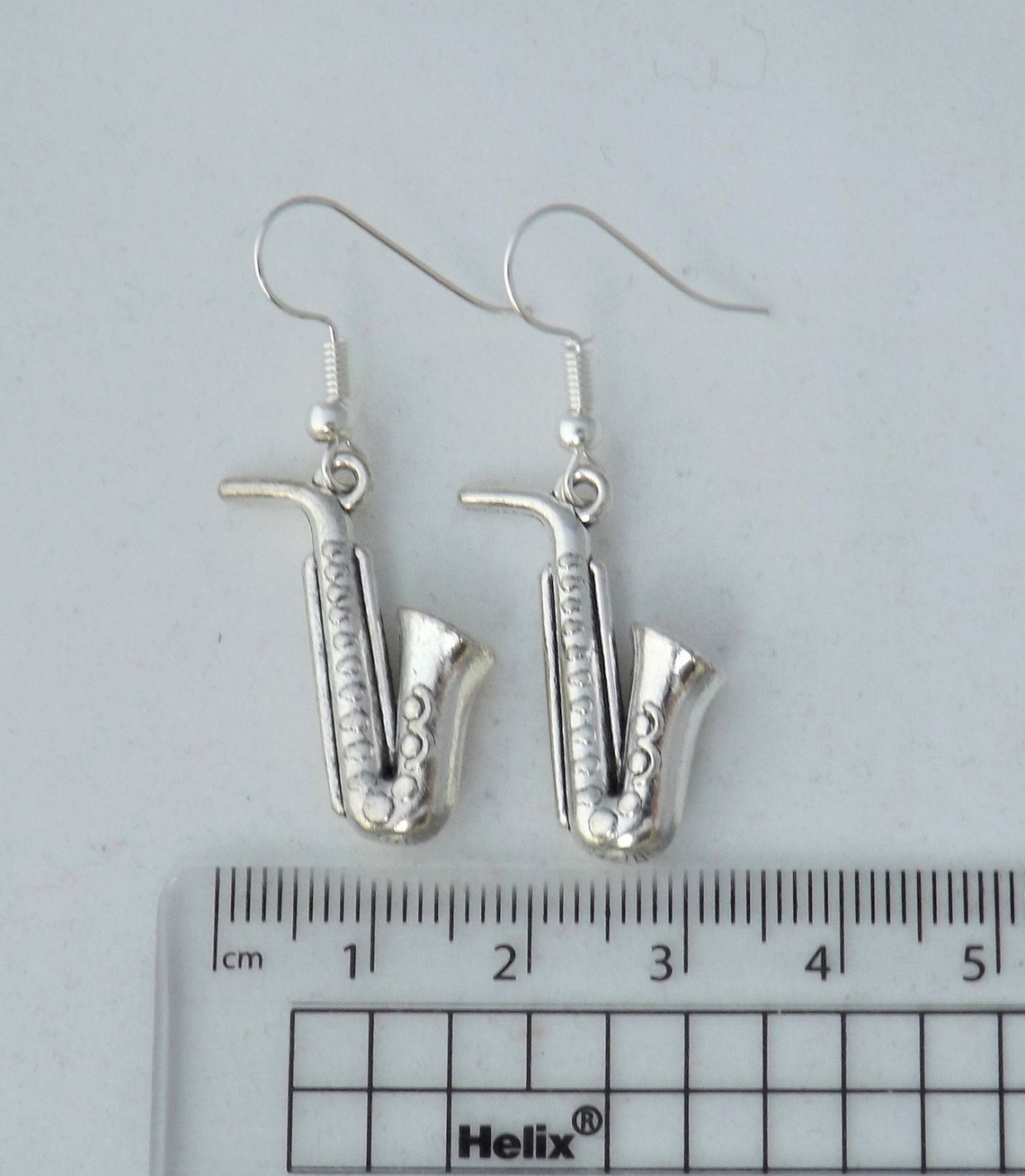 Saxophone Earrings Musical Instrument Earrings Gift for Her Etsy
