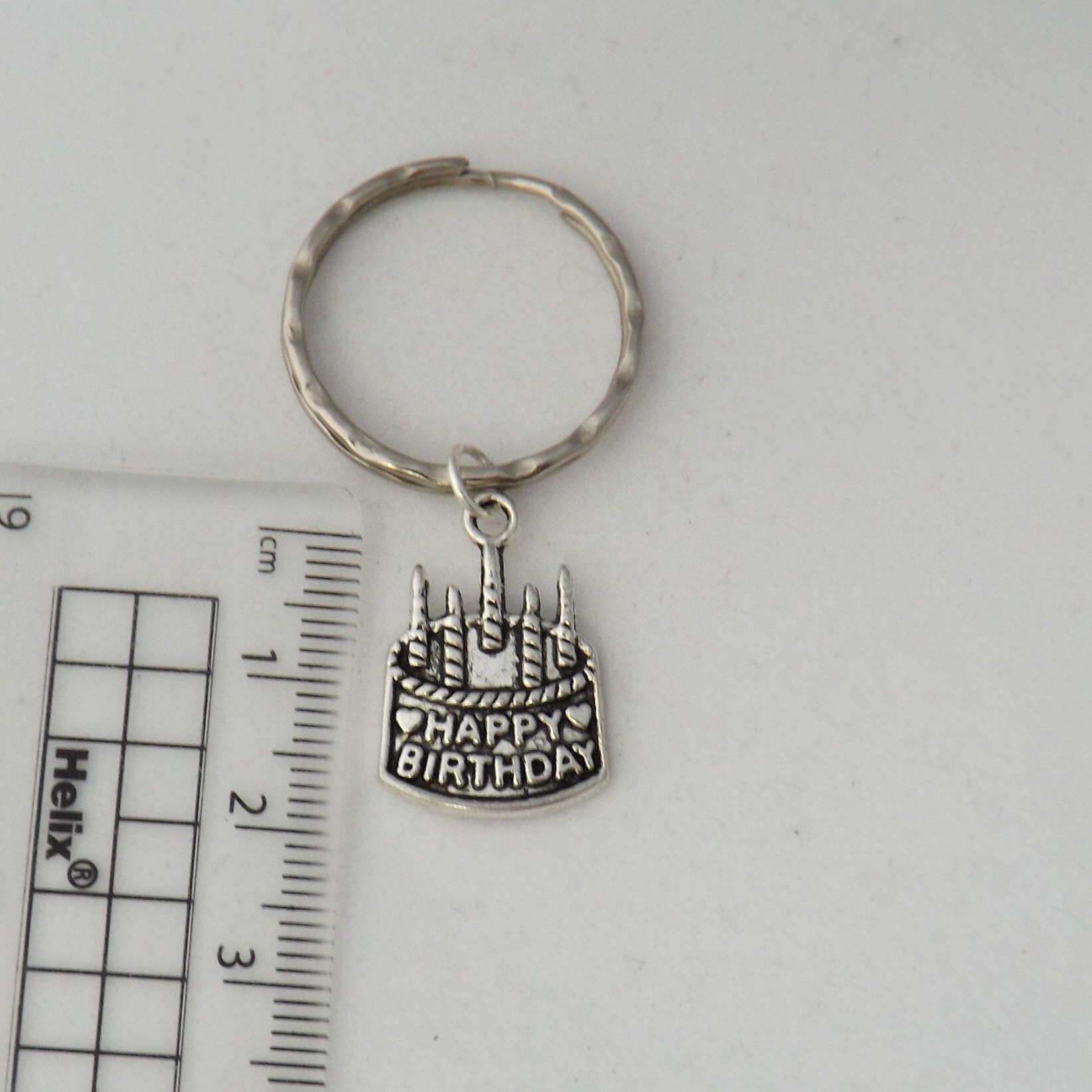 Birthday celebration keyring birthday cake keyring happy Etsy