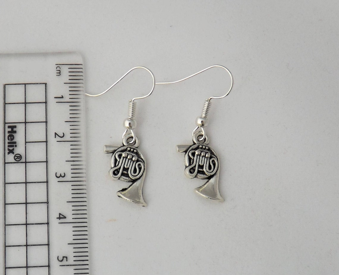 French Horn Earrings Musical Instrument Earrings Gift for Etsy