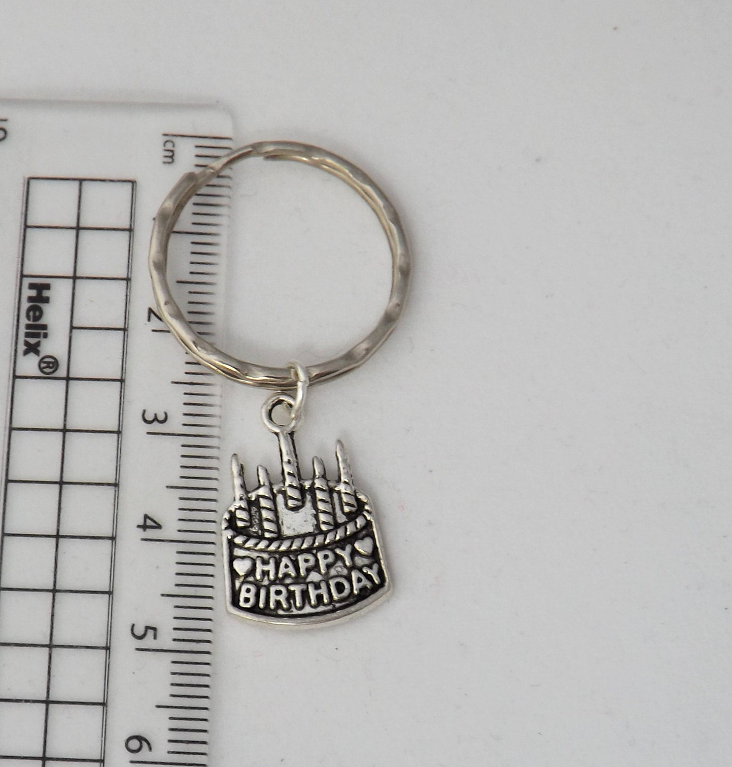Birthday Celebration Keyring Birthday Cake Keyring Happy Etsy UK