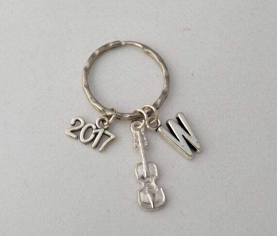 Music Note Treble Clef Keyring Metal Keychain Violin Guitar Novelty Gift uk
