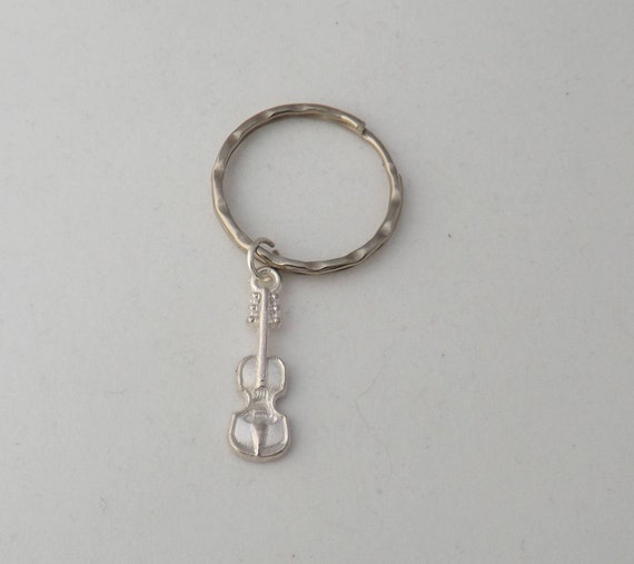 Music Note Treble Clef Keyring Metal Keychain Violin Guitar Novelty Gift uk