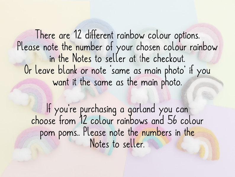 Playroom accessory Nursery accessory Felt ball garland Rainbow decor Rainbow Bedroom Felted rainbows