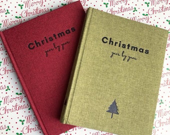 Christmas Memory Book, Christmas Baby Book, Christmas Photo Album, Baby's First Christmas, Baby Book, Memory Book, Scrapbook, Christmas