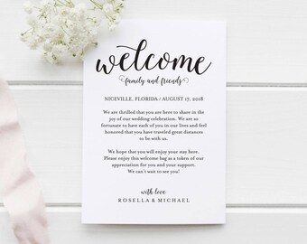 wedding welcome bag note welcome bag letter template etsy welcome letter wedding template