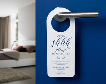 wedding door hanger door hanger template please do not etsy