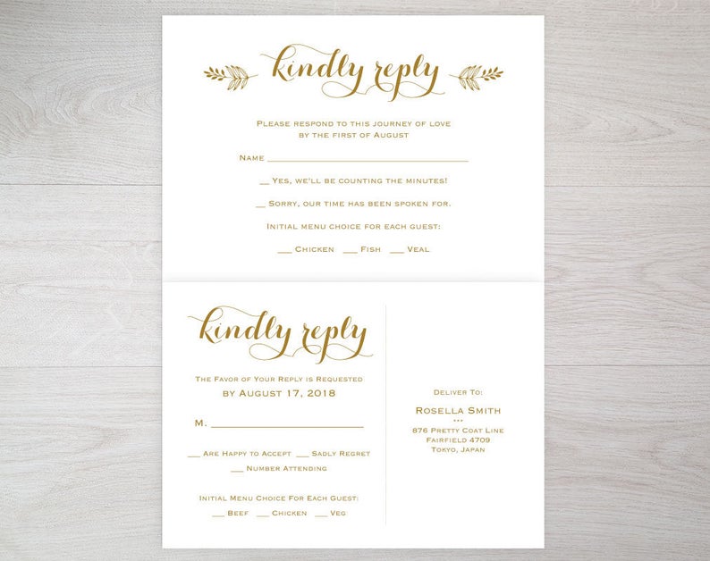 Wedding Rsvp Cards Kraft Rsvp Card Wpc 668 Rsvp Template Rsvp Postcard Rsvp Online Wedding Rsvp Postcards Gold Rsvp Postcards Templates Paper Party Supplies Invitations Announcements Colonialgolfhart Com