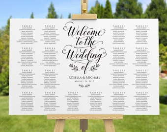 Wedding seating chart, printable seating chart, Seating Chart Template, engagement seating chart, Seating Board,Find your seat sign, WPC_514