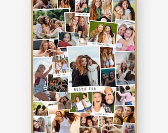 Friendship Day Gifts, Editable Photo Bff Gift, Bestie Custom Photo Collage, Personalized Bff Gift, Gift For Best Friend