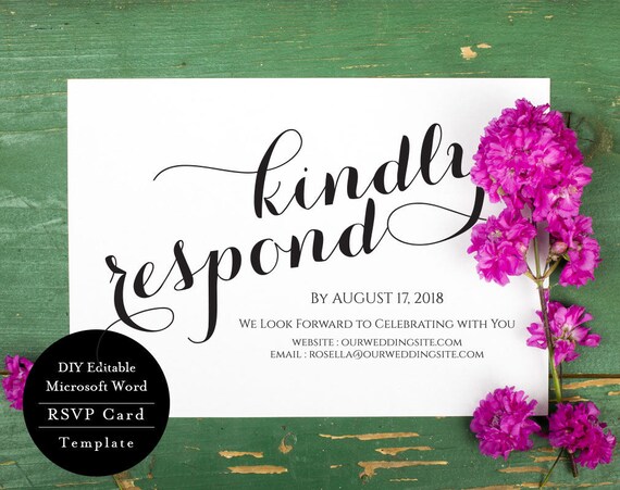 wedding rsvp cards rsvp template rsvp wedding cards etsy