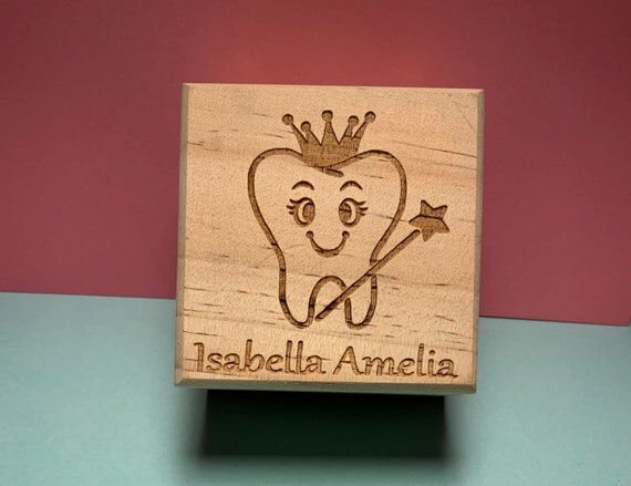 Toothfairy, Tooth Fairy Box, Personalised, Wooden Box, Child gift, keepsake, Handmade, Special box, Loose Tooth, Baby teeth, Laser engraved