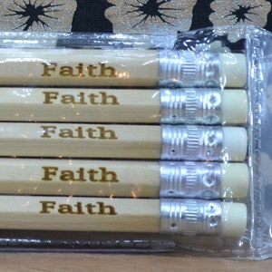 natural wood Personalised HB pencils packs of 5, 12, 30 or 50 pack sizes