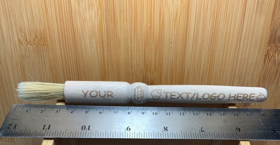 Personalised Wooden Pastry Brush 18cm long, Beech Wood, Baking Gift Idea