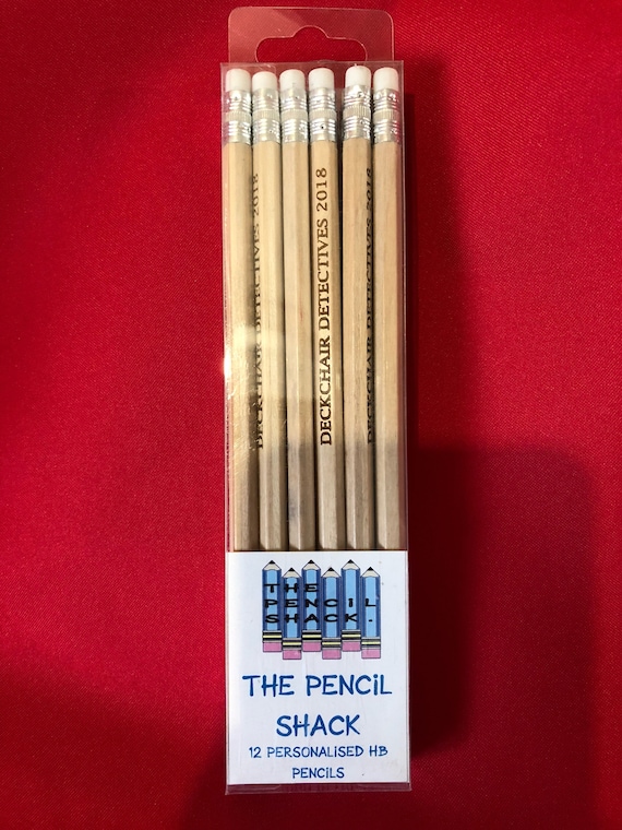 personalised natural wood  pencils