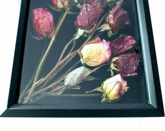 Personalized Wedding Bridal Resin Flowers Shadow Box.Preserving Bridal Flowers Bouquet. Sweet memories of your wedding, anniversary,funeral.