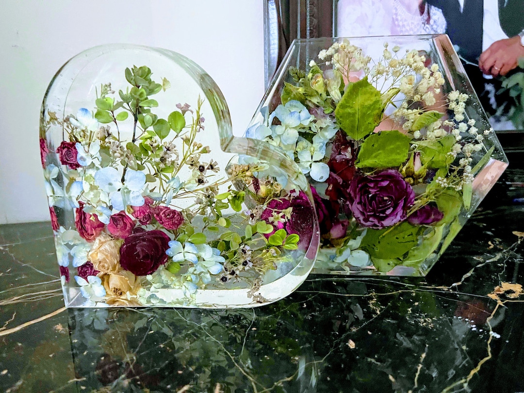 Flower Preservation, Pressed Flower Frame. Wedding Bridal DRIED