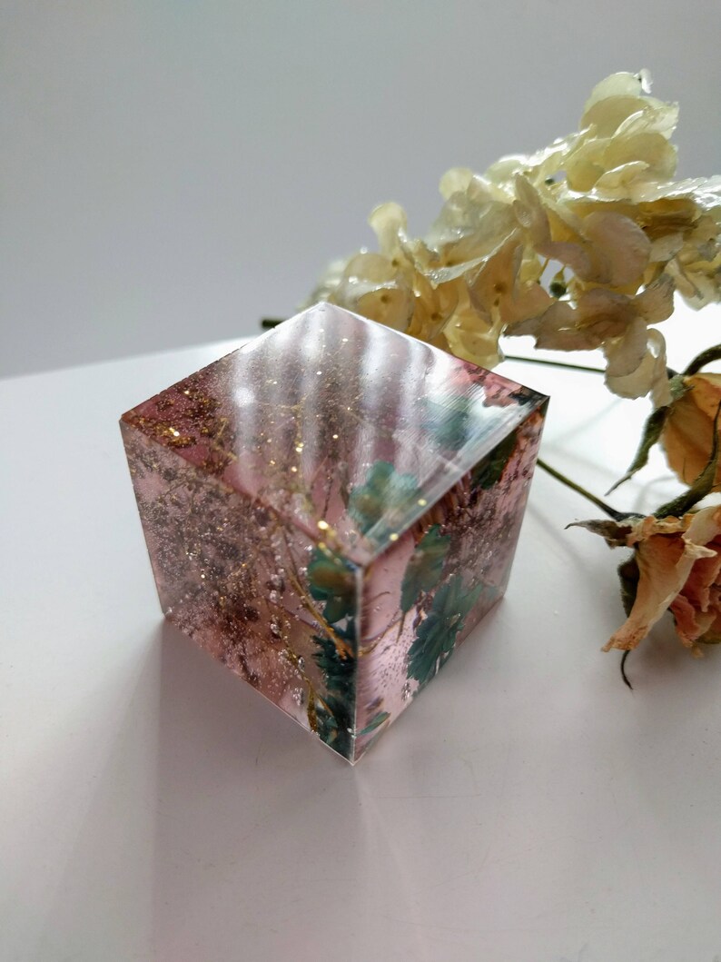 Pet Resin Paperweight Ashes Keepsake Cube. Memorial Sympathy Etsy