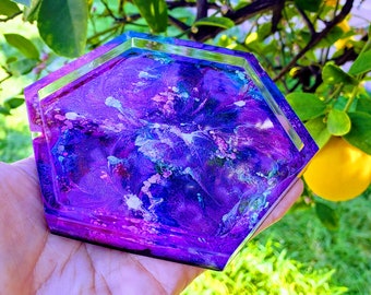 Pet Ashes Memorial Trinket Dish: Custom Resin Cremation Keepsake
