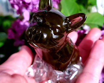 Pet Ashes Resin Keepsake: Dog Memorial Paperweight