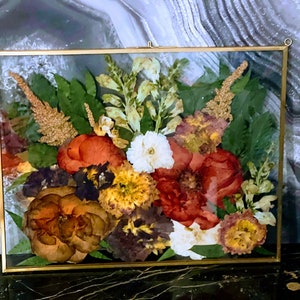 Wedding Flower Preservation | Wedding Bouquet Preservation | Pressed Wedding Bouquet | Pressed Flowers | Bouquet Preservation Frame