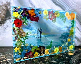 Wedding Bouquet Preservation Frame: Pressed Flowers Resin Keepsake