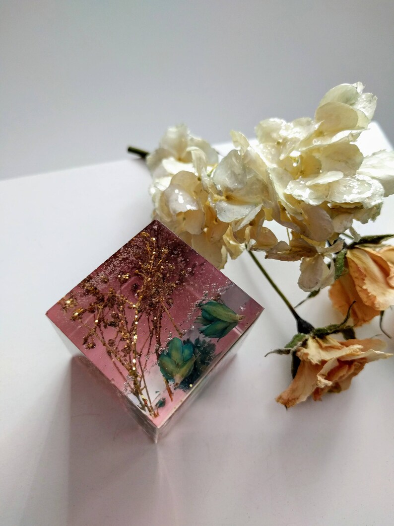 Pet Resin Paperweight Ashes Keepsake Cube. Memorial Sympathy Etsy