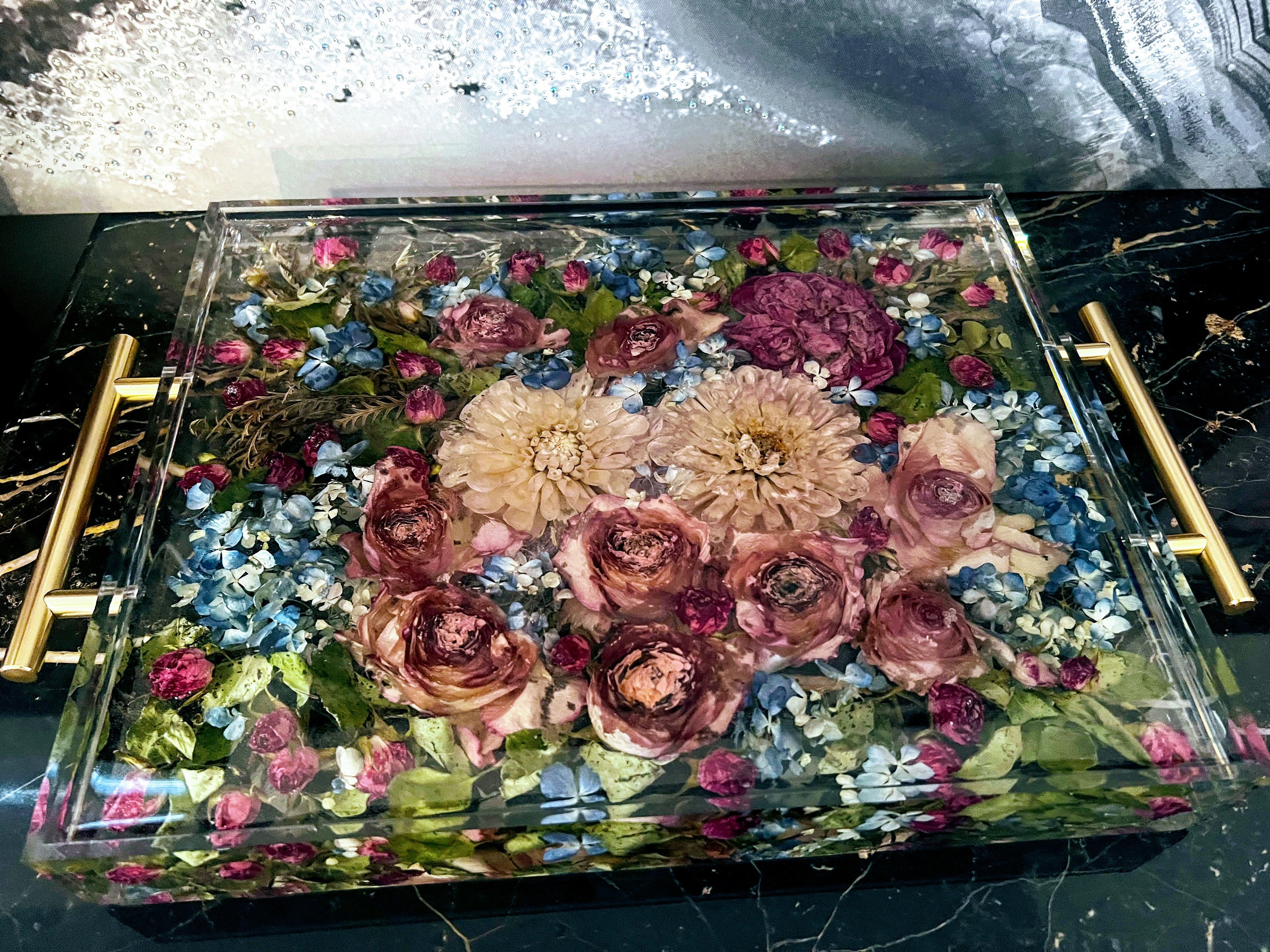 Pressed Flowers Tray 