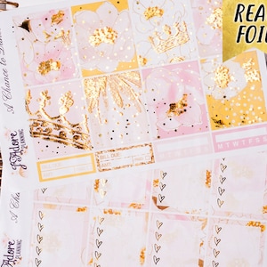 Folieplanner stickerkit voor EC Erin Condren, verijdelde ballerina verticale weekkit | Een kans om te dansen