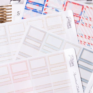 Half Box Stickers, Appointment Stickers, Functional Planner Labels for Erin Condren and Happy Planner