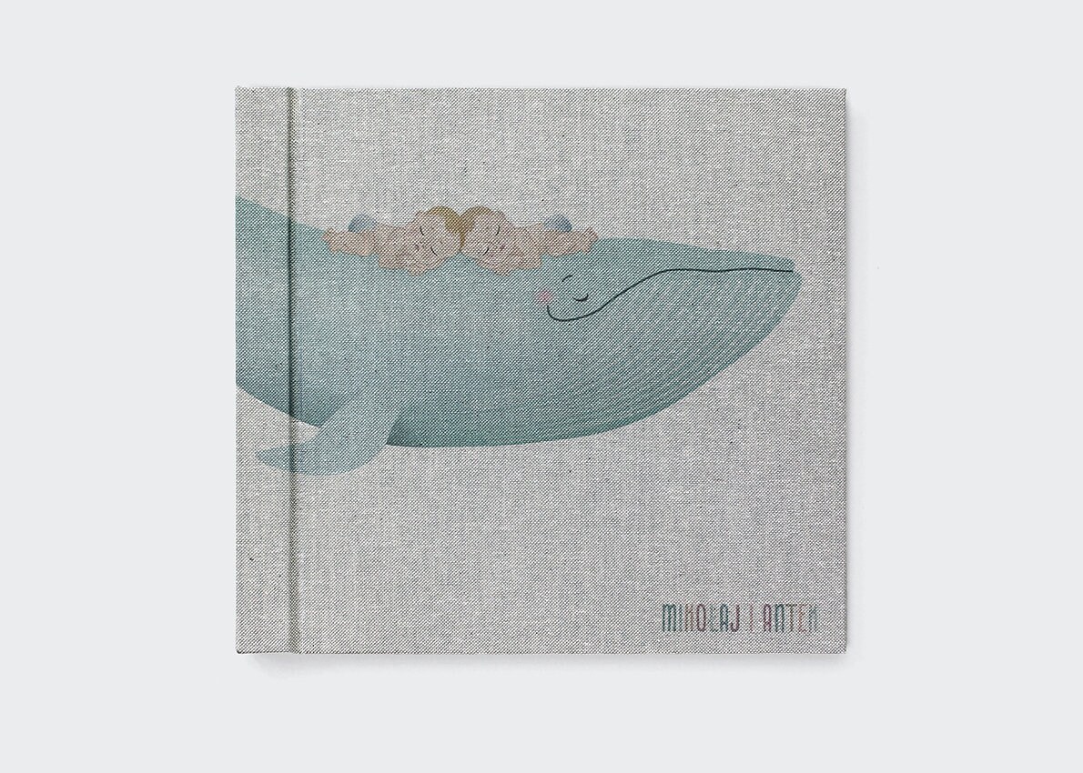 Personalized Baby Memory Book for Twins WHALE Baby Photo Etsy