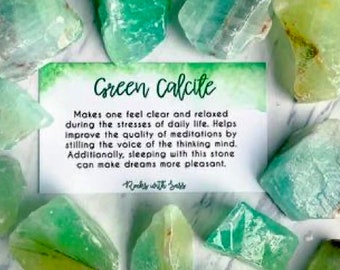 Beautiful Utah Green Heart Crystal Panic