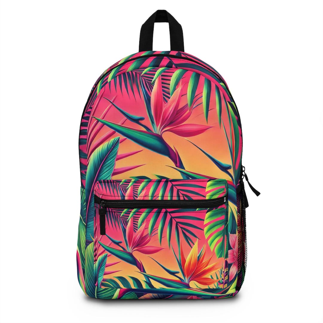 September Backpack Tropical Sunset Backpack - Etsy