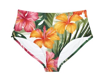 High-Waist Hipster Bikini Bottom