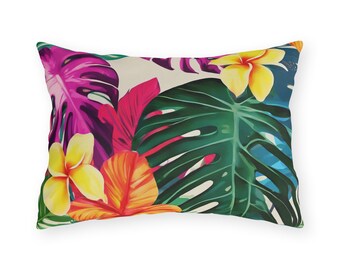 Kauai Tropical Print Outdoor Pillows