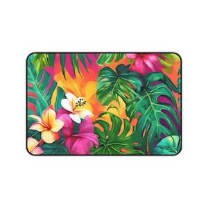 Transform Your Desk with Our Aloha Tropical Desk Mat!