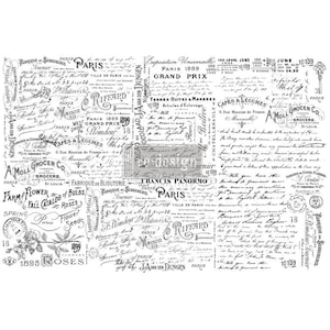 ReDesign with Prima Decoupage Decor Tissue Paper – Zoey (19″ x 30″ total size)
