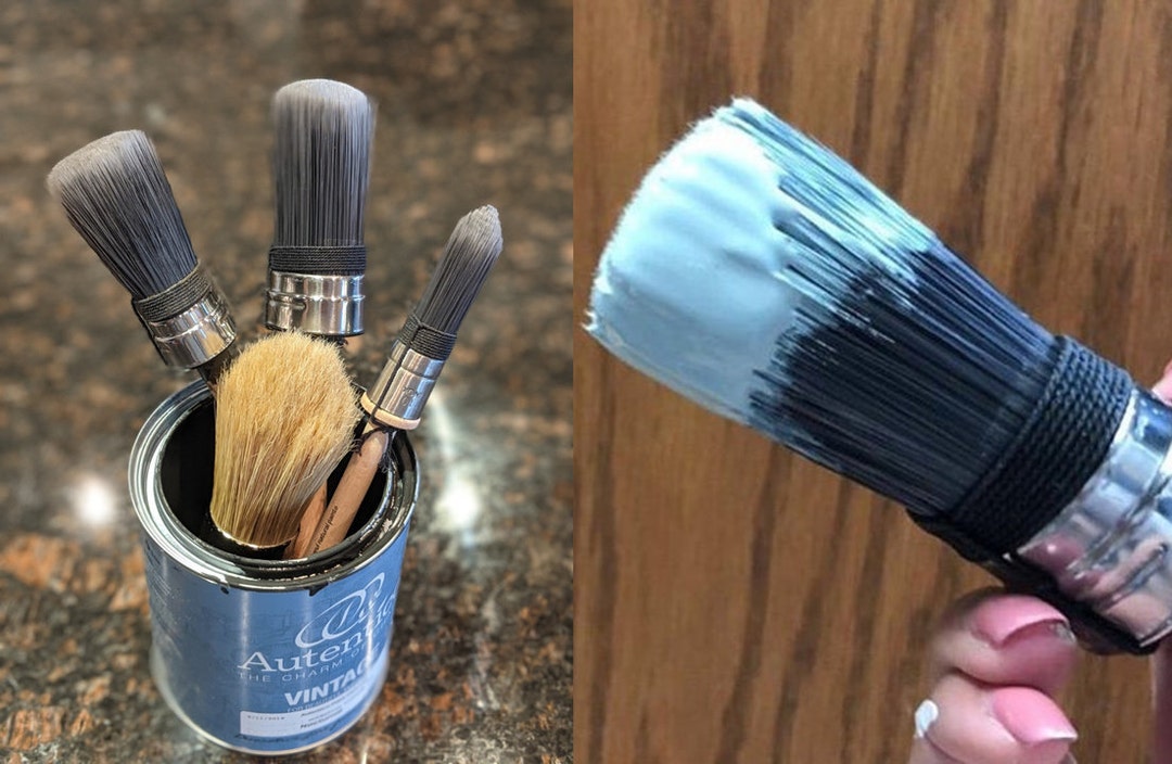 Autentico Chalk Painting Brush Oval Painting Brush Pointed Etsy.de