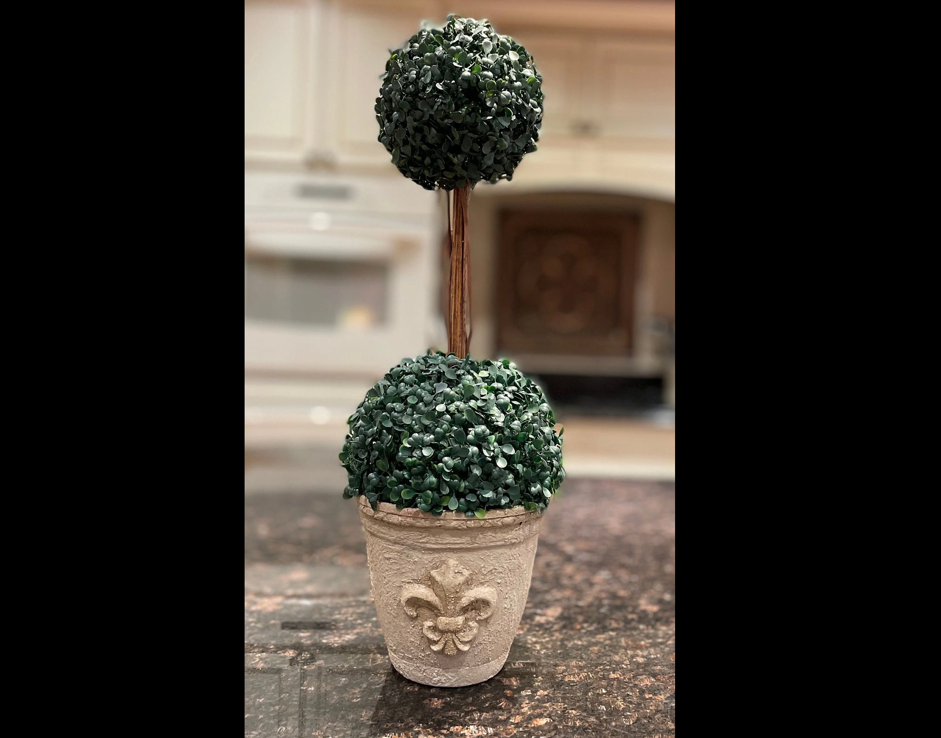 1pc Hanging Topiary Ball Boxwood Topiary Ball Artificial Topiary Plant  Decorative Balls For Wedding Decor Indoor Outdoor Backyard Balcony Garden  Decor Artifical Flower Uv Resistant Fake Plants Faux Plastic Floral Greenery  Shrubs