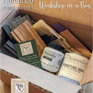 Virtual Workshop: Furniture Painting 101, Chalk Painting Basics, Autentico Vintage Chalk Paint Workshop-in-a-Box, Online Furniture Painting
