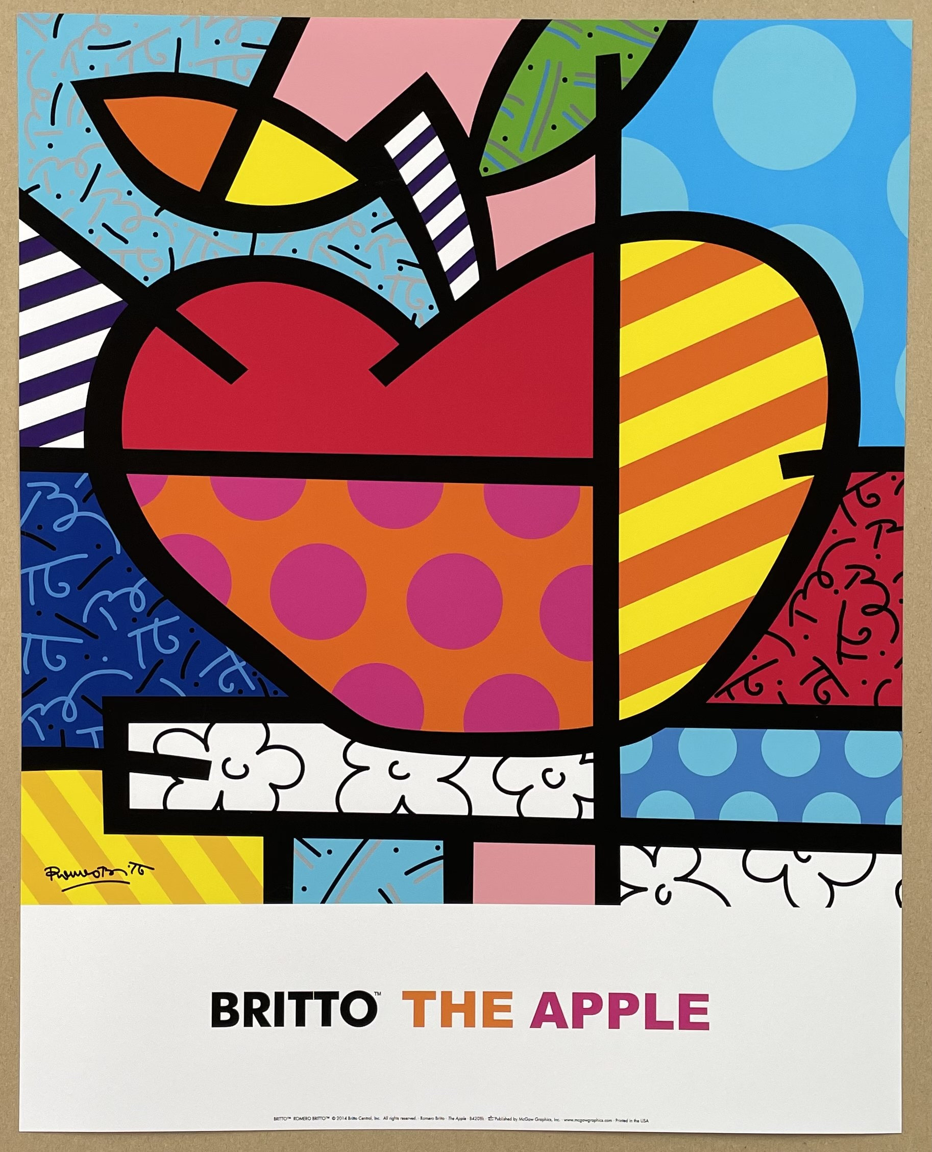 【R&B】Promysc Art Of Love Romero Britto | LOVE BLOSSOMS - LIMITED EDITION PRINT