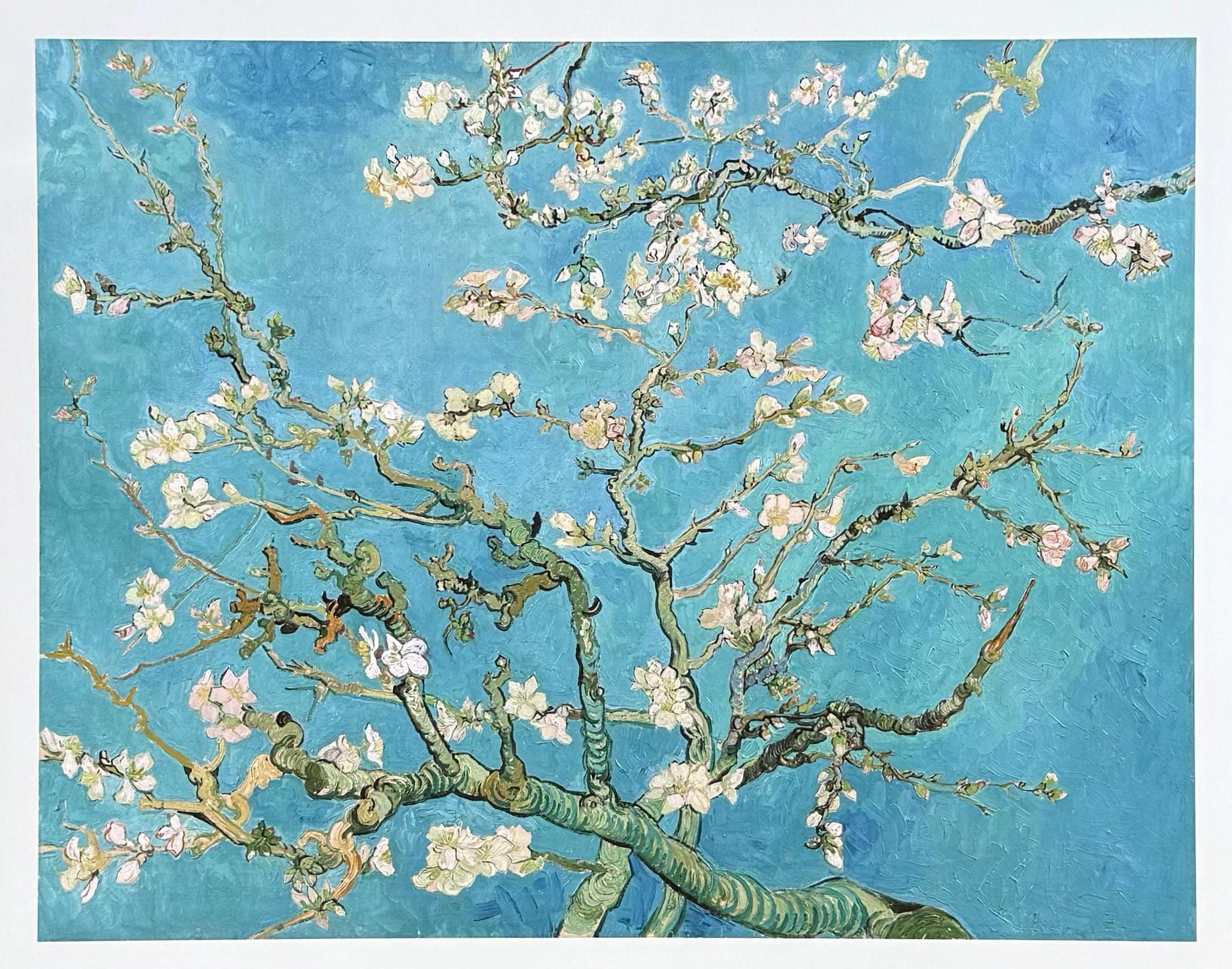 フィンセント・ファン・ゴッホ展ポスター - 花咲くアーモンドの木の枝