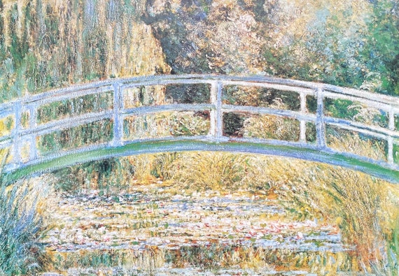 Claude Monet Exhibition Poster - the Japanese Bridge - Giverny