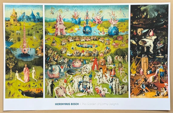 ヒエロニムス・ボス展ポスター - 快楽の園 - 美術館のアーティスト