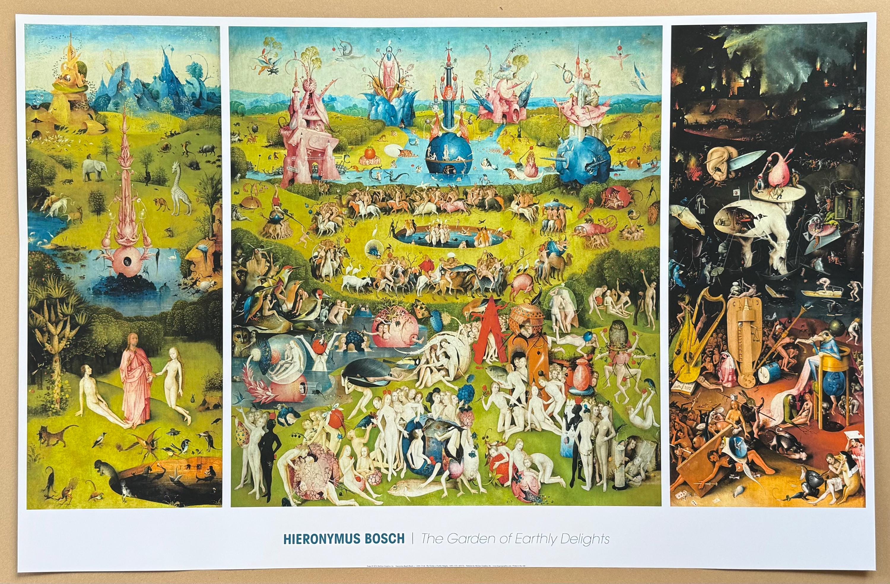 ヒエロニムス・ボス展ポスター - 快楽の園 - 美術館のアーティスト